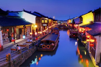 Water town in Suzhou, China