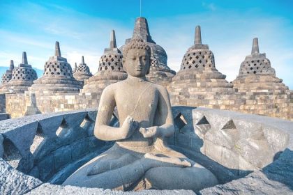 Borobudur Temple statues