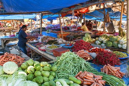 Larantuka morning market