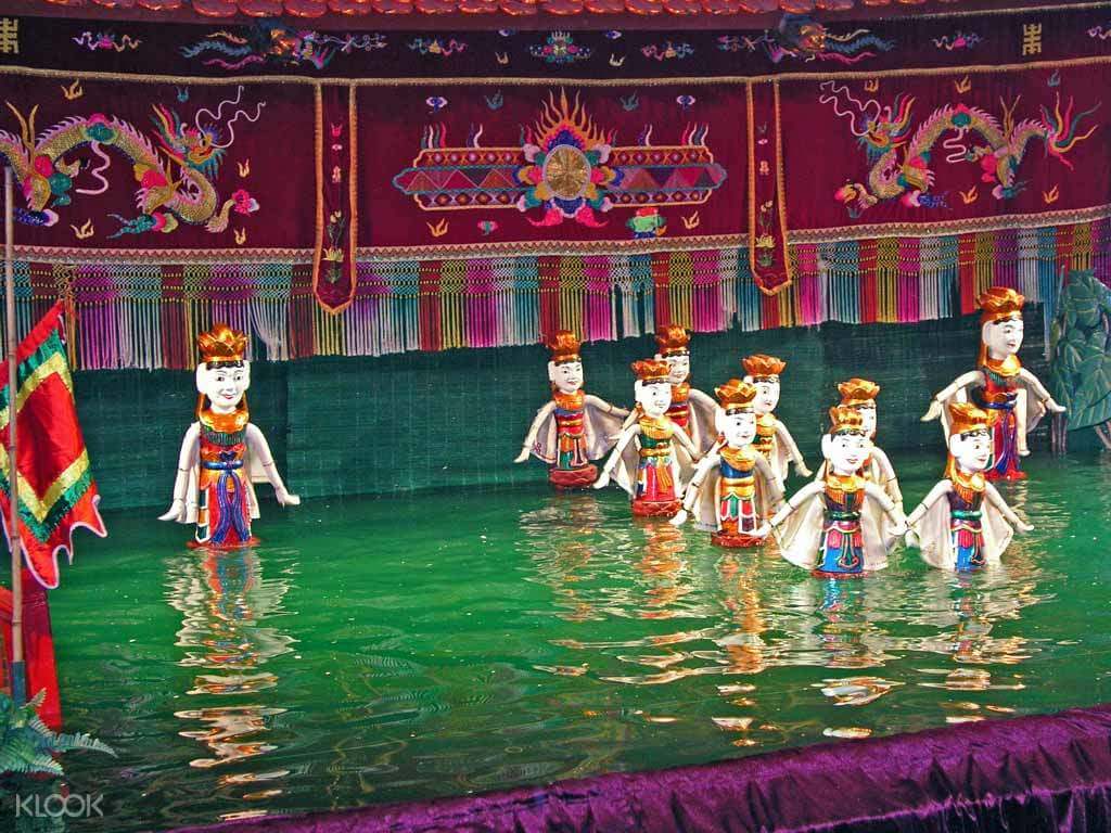 Water Puppet Show in Hanoi