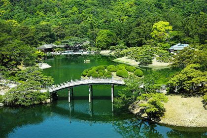 Ritsurin Garden Takamatsu Shore Trip