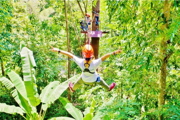 Phuket zip-line - Phuket shore excursions